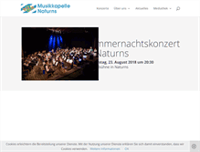 Tablet Screenshot of musikkapelle-naturns.it